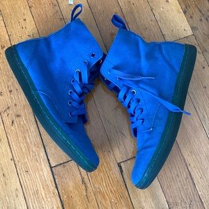 Dr Martens Blue Canvas Hackney boot (hard to find)